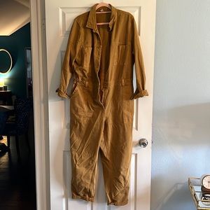 Womens old navy tan broiler suit size XL